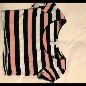 Striped crop top